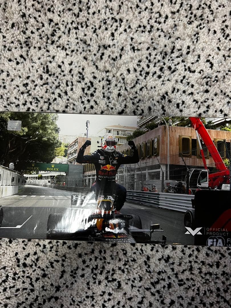 美品 MVショップ 1/18 マックス・フェルスタッペン 2021 モナコGP