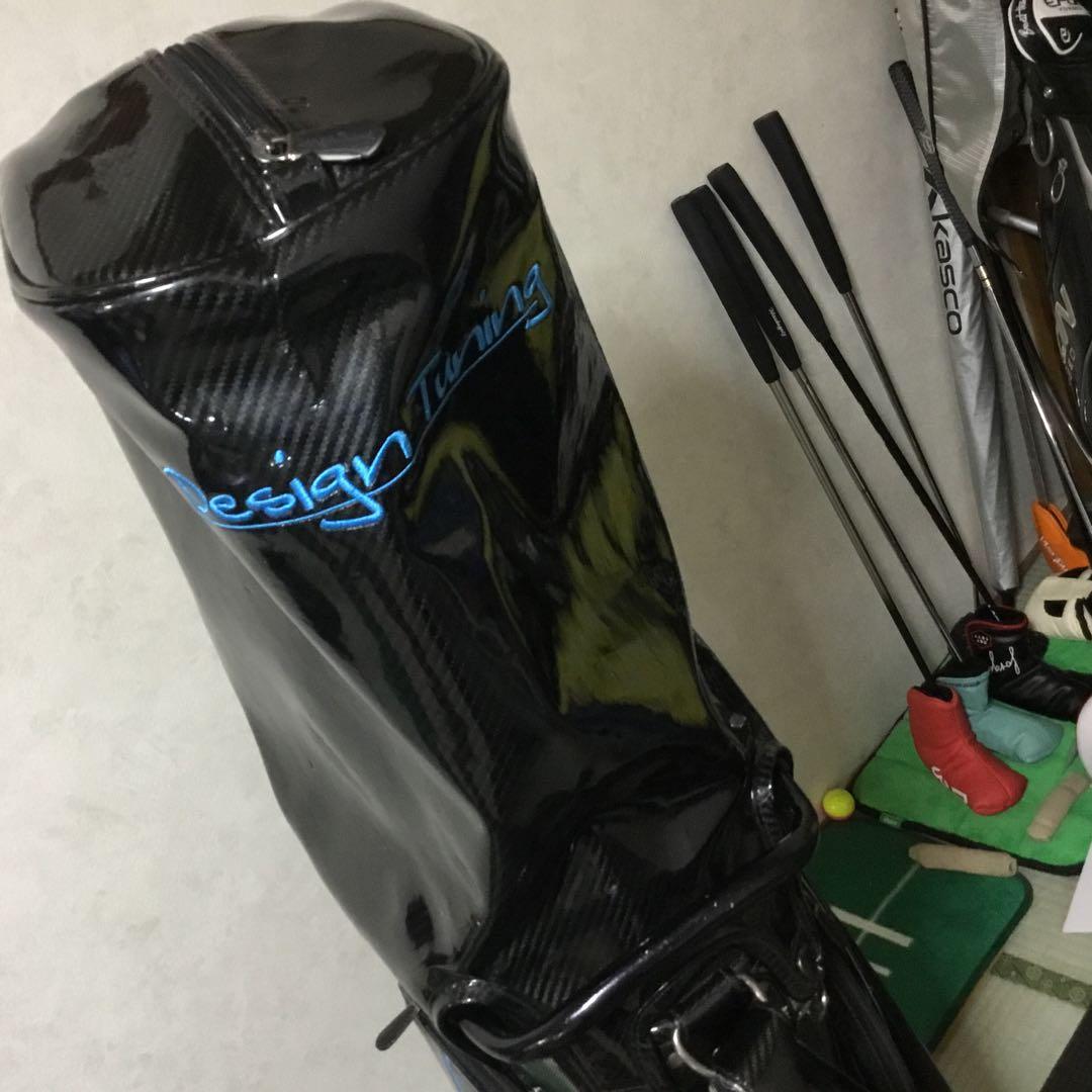 DESIGN TUNING ゴルフバッグ ブラック/ブルー