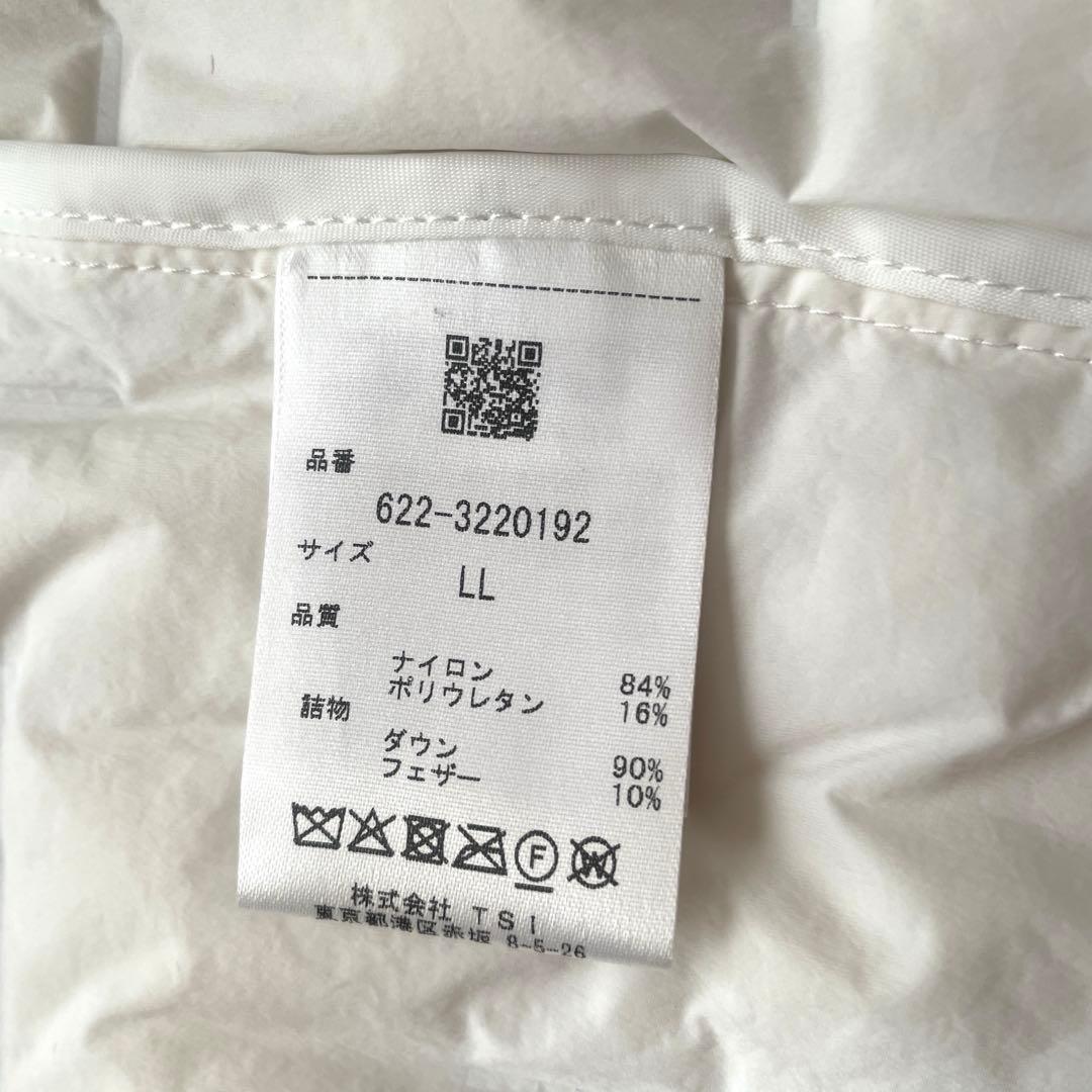 PING ピン　ゴルフウエア　ダウンジャケット　ホワイト　LL