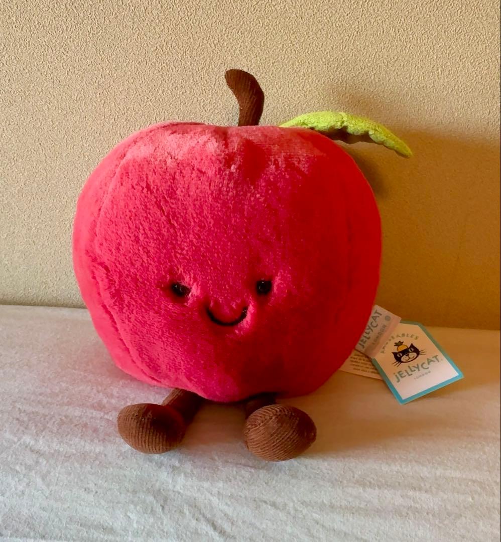 《タグ付き新品》ジェリーキャット アップル りんご 果物 ぬいぐるみ