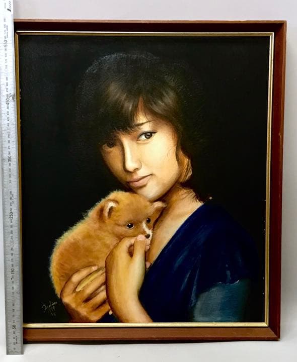 グラッシ技法(中世ルネサンス絵画様式)による油彩画  1979年　大幅値下げ