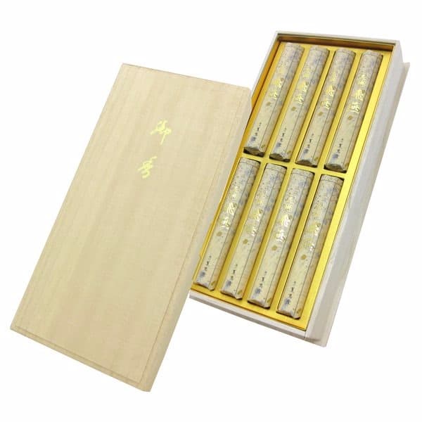 ご進物お線香　神戸薫寿堂　花琳飛燕　桐箱　　　　　短寸8入　送料無料