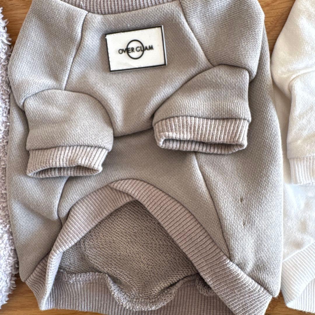 【OVER GLAM】犬服まとめ売り セット S 首輪リード付 定価10万円相当