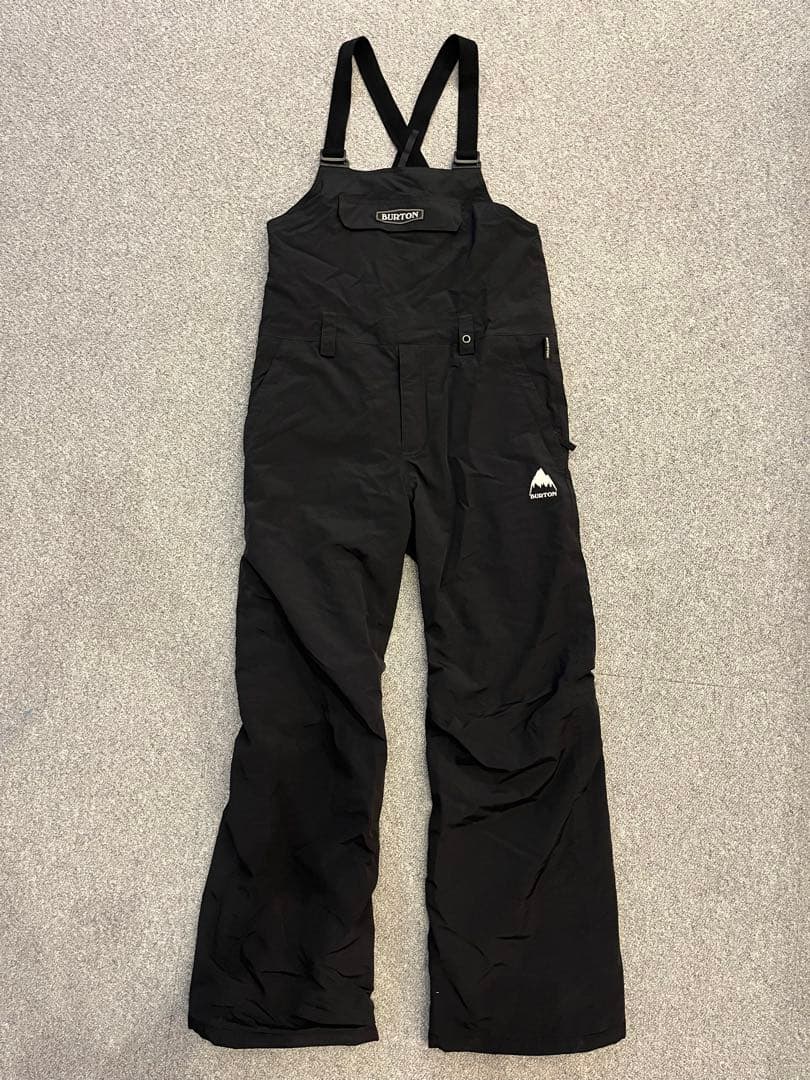 【美品】BURTON ビブパンツ キッズスノーボードウェア L