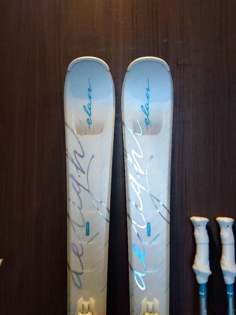 美品/ELAN/学生・レディース用/スキーセット/メンテ・WAX済み✔軽量板