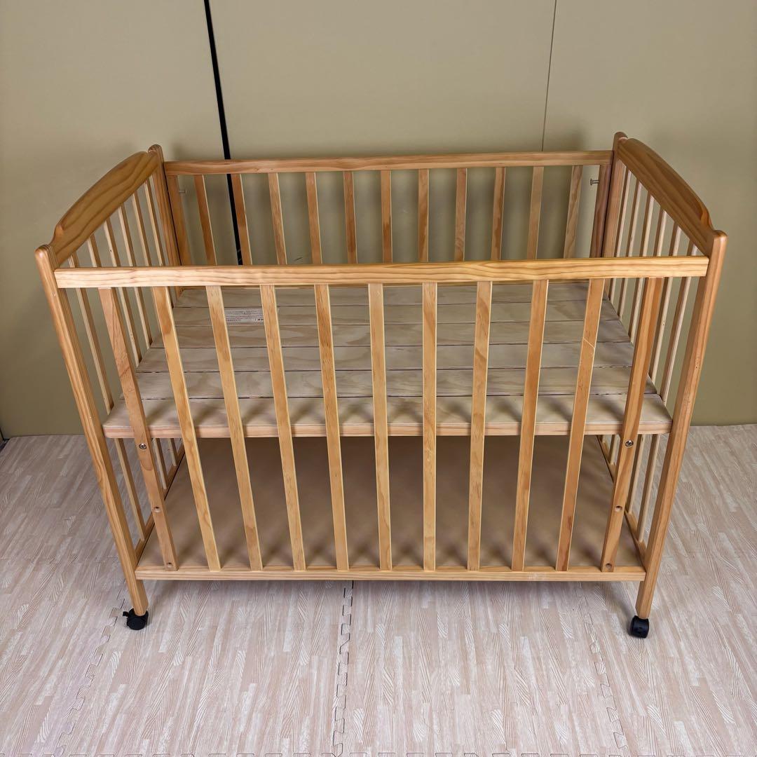 ☆除菌清掃済☆　☆美品☆　大和屋　ハイタイプ　すのこ床板　フロール　ナチュラル