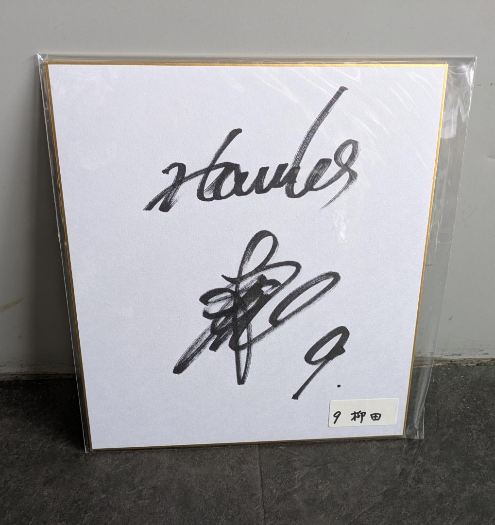 福岡ソフトバンクホークス　柳田悠岐選手　直筆サイン色紙