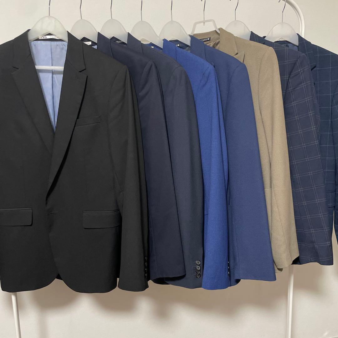 ZARA ジャケット　8着セット　サイズ48 スーツ　ブレザー　コンフォート