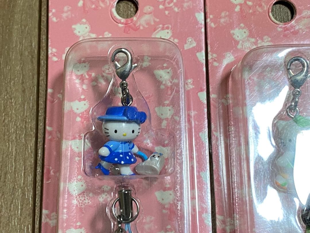 ハローキティ ストラップ 犬と散歩 9種類