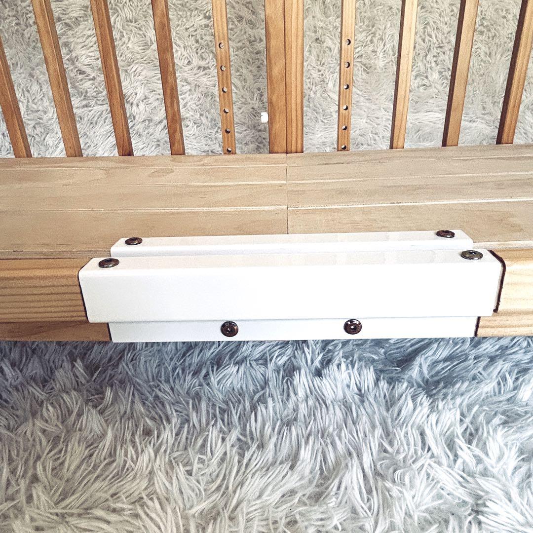 大和屋 そいねーるⅢ　ベビーベッド　ナチュラル サポートベルト付き