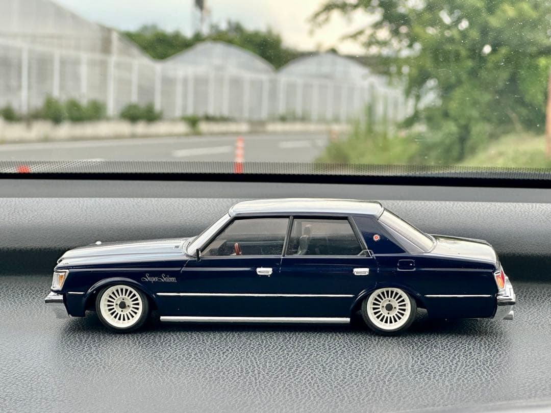 【完成品】フジミ•MS110 クラウン2000ターボ　インチアップハの字箱絵仕様