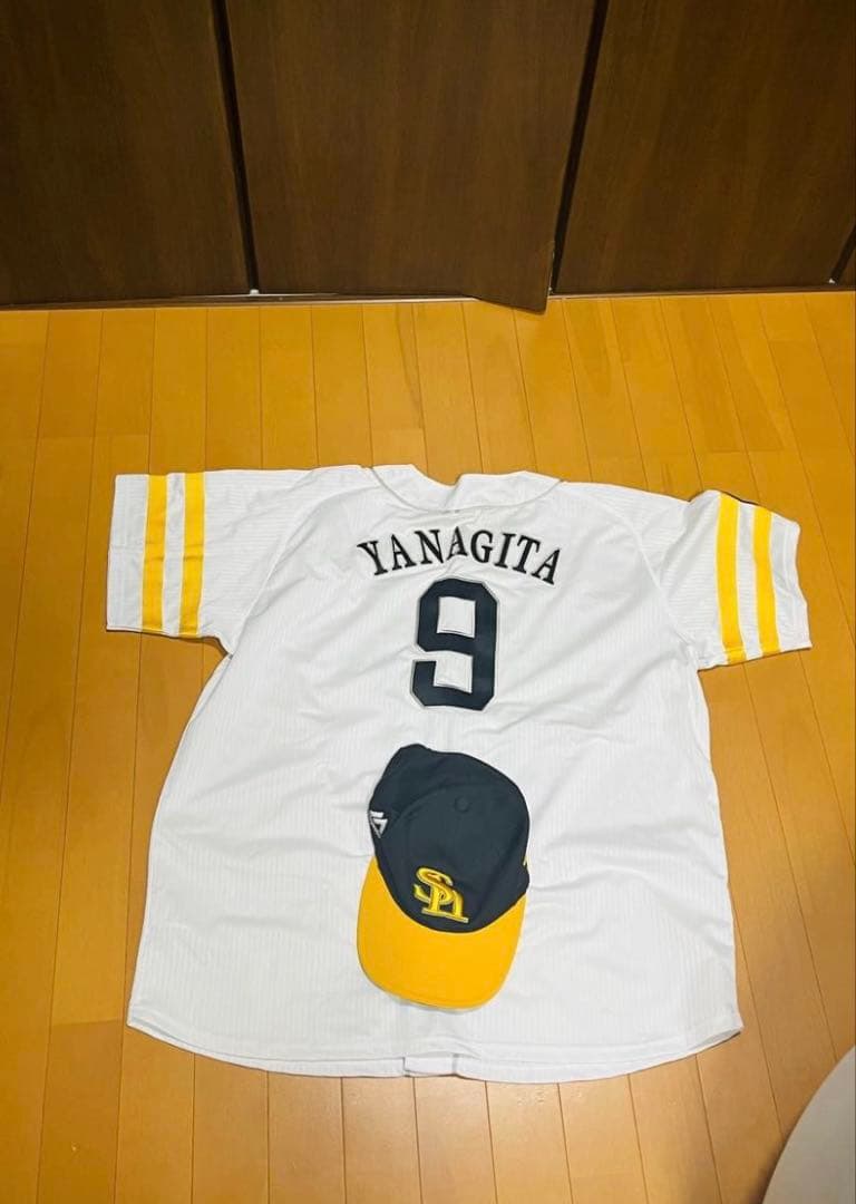 柳田悠岐ユニフォームサイズXLキャップ付き