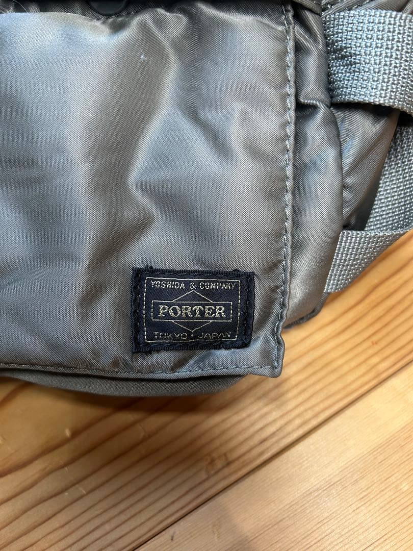お*茶様 【希少】PORTER タンカー　シルバーグレー ショルダーバッグ