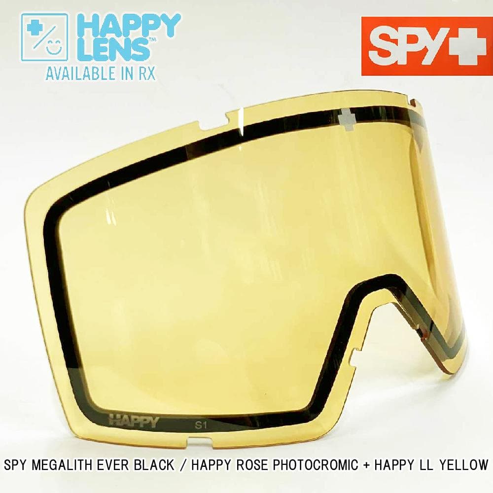 【新品】25-26 SPY MEGALITH EVER BLACK 調光レンズ