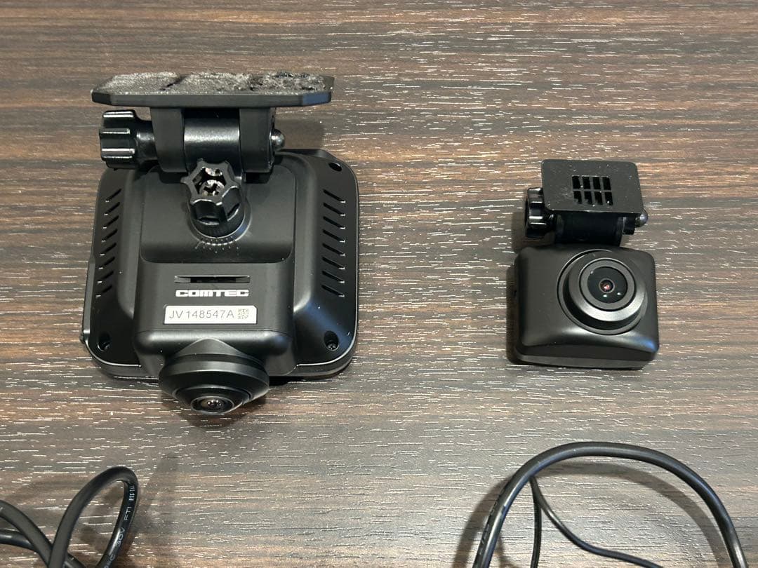 COMTEC ZDR037ドラレコ前後　360° 駐車監視直結配線付中古
