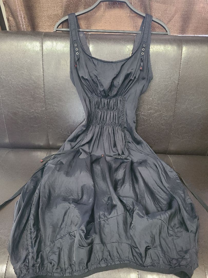 マリテフランソワジルボー濃紺キャミワンピース