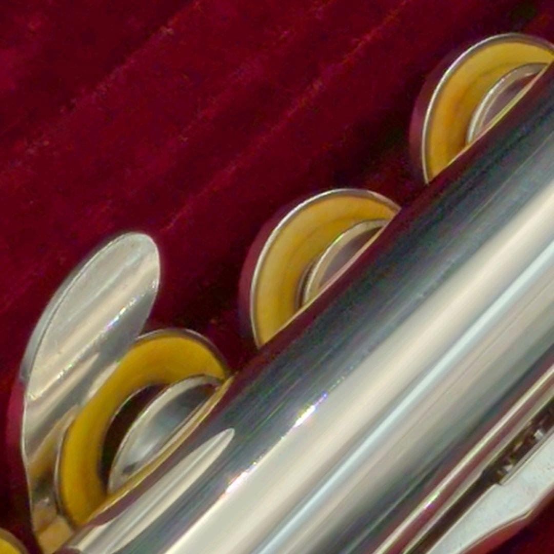 フルート　調整済　美品　ヤマハYFL211SⅡ（Eメカ銀メッキ仕様）