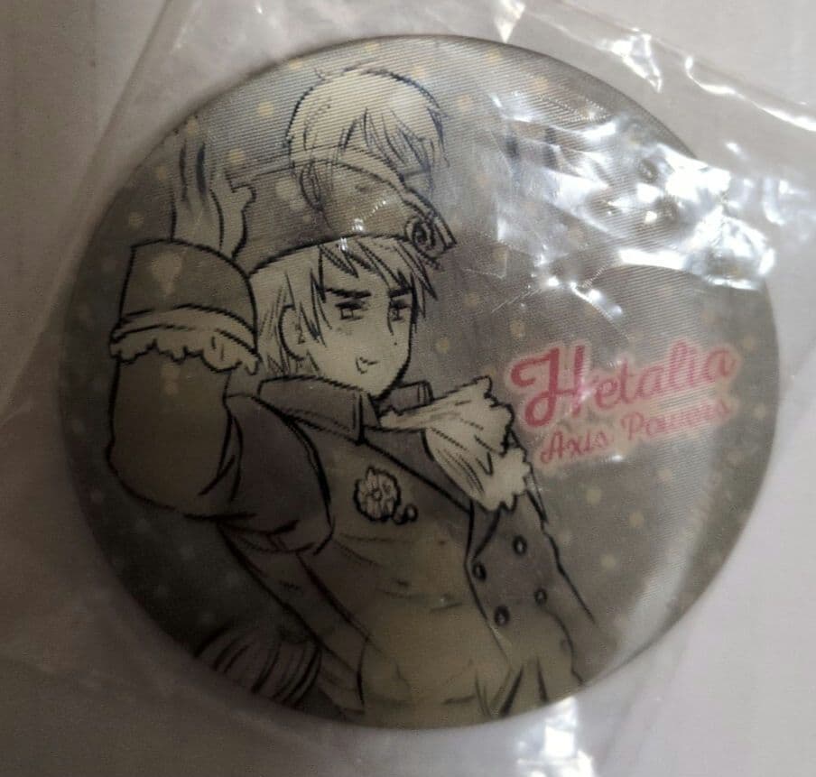 ヘタリア　チェンジング缶バッジ　文教堂フェア　プロイセン　普　Hetalia