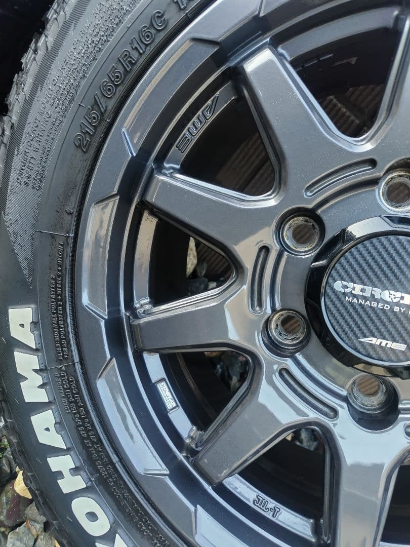 美品 アルミ 16インチ ヨコハマ ジオランダー AT 215 65 16