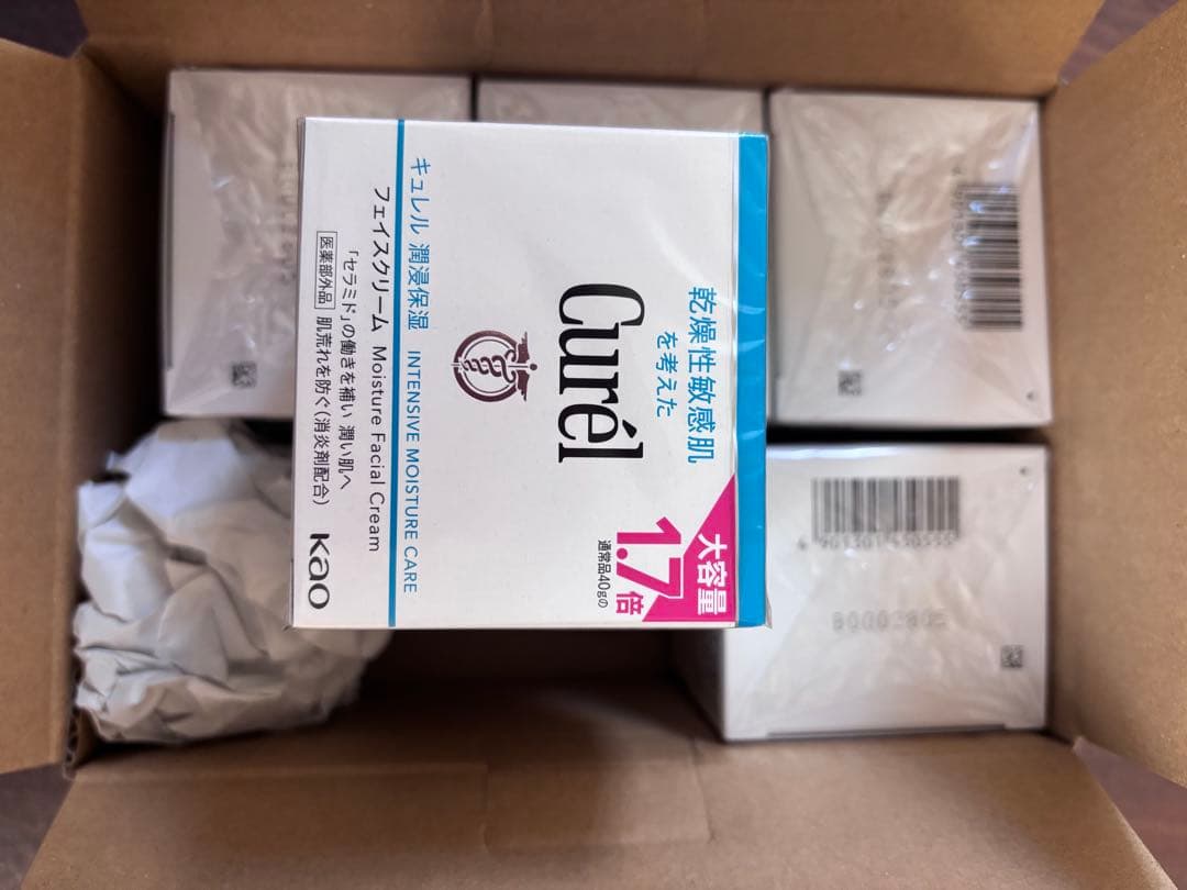 花王 キュレル 潤浸保湿 フェイスクリーム（6個）