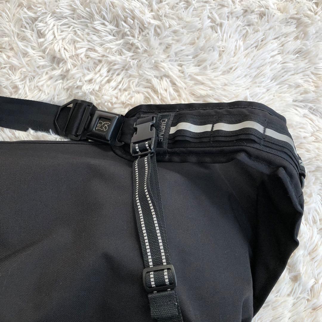 【美品】CHROMEクロームメッセンジャーバッグブラック黒ショルダーバッグ