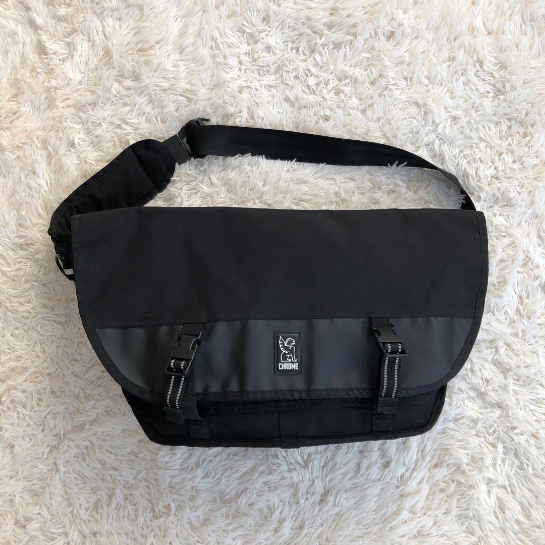 【美品】CHROMEクロームメッセンジャーバッグブラック黒ショルダーバッグ