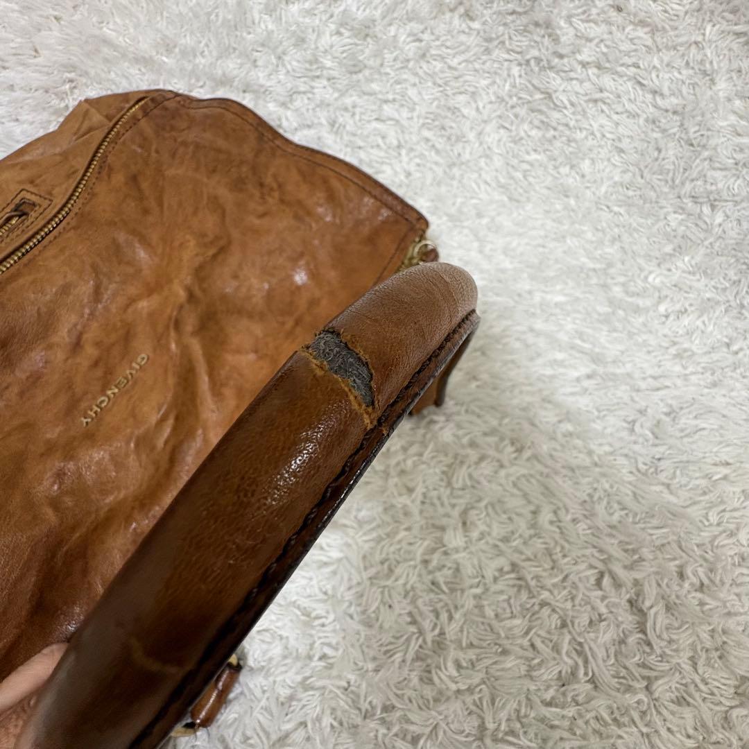 GIVENCHY ジバンシィ パンドラ ロゴ金具 レザー 本革 バッグ