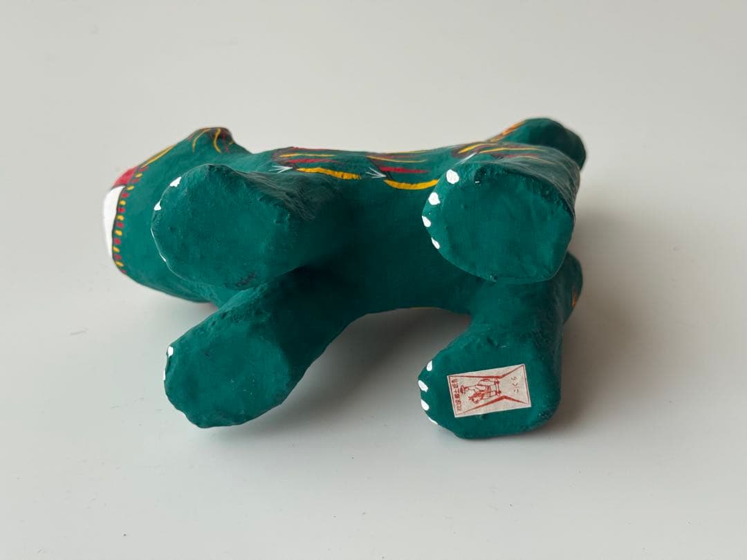 琉球郷土玩具 琉球玩具製作所こくら 唐獅子 沖縄 張子 箱あり