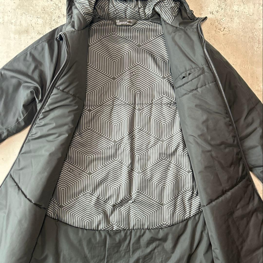 アンダーアーマー ロングコート LG コールドギア 防寒 ブラック