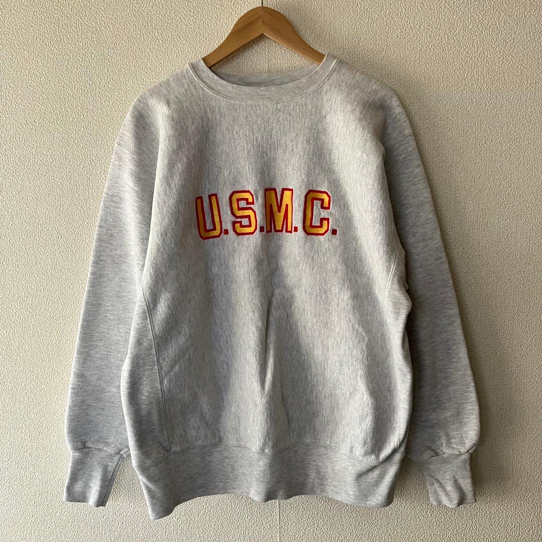 北*口様 USMC アメリカ合衆国海兵隊　リバースウィーブ　スウェット