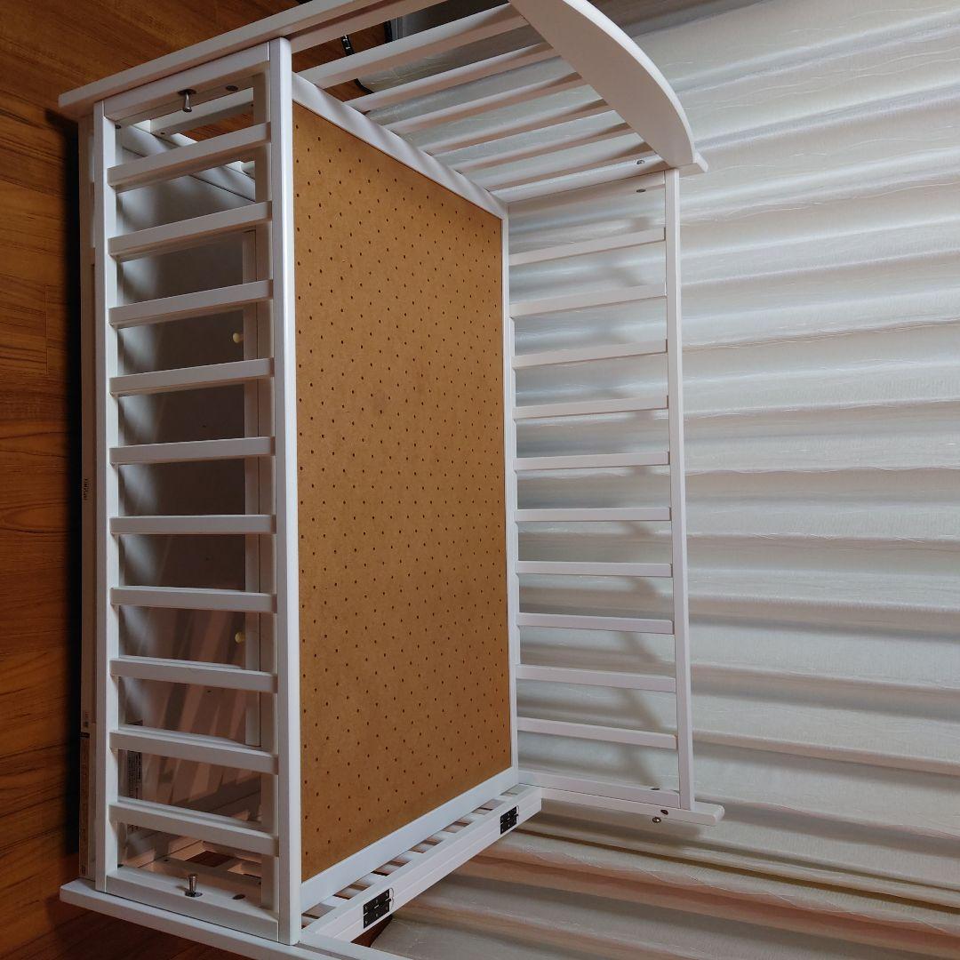 ヤマサキ　ベビーベッド　ツーオープンベッド