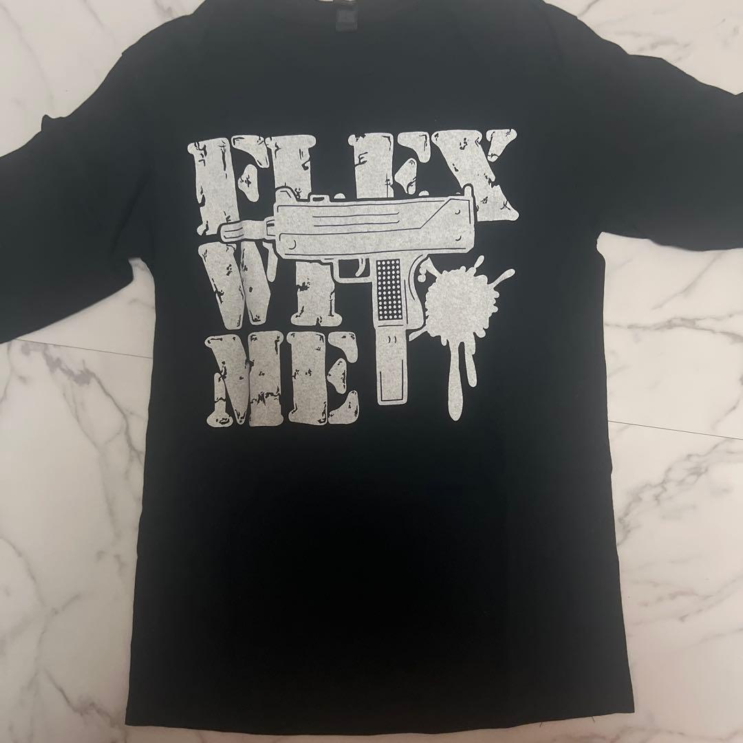 FLEX WIT ME Tシャツ ブラック