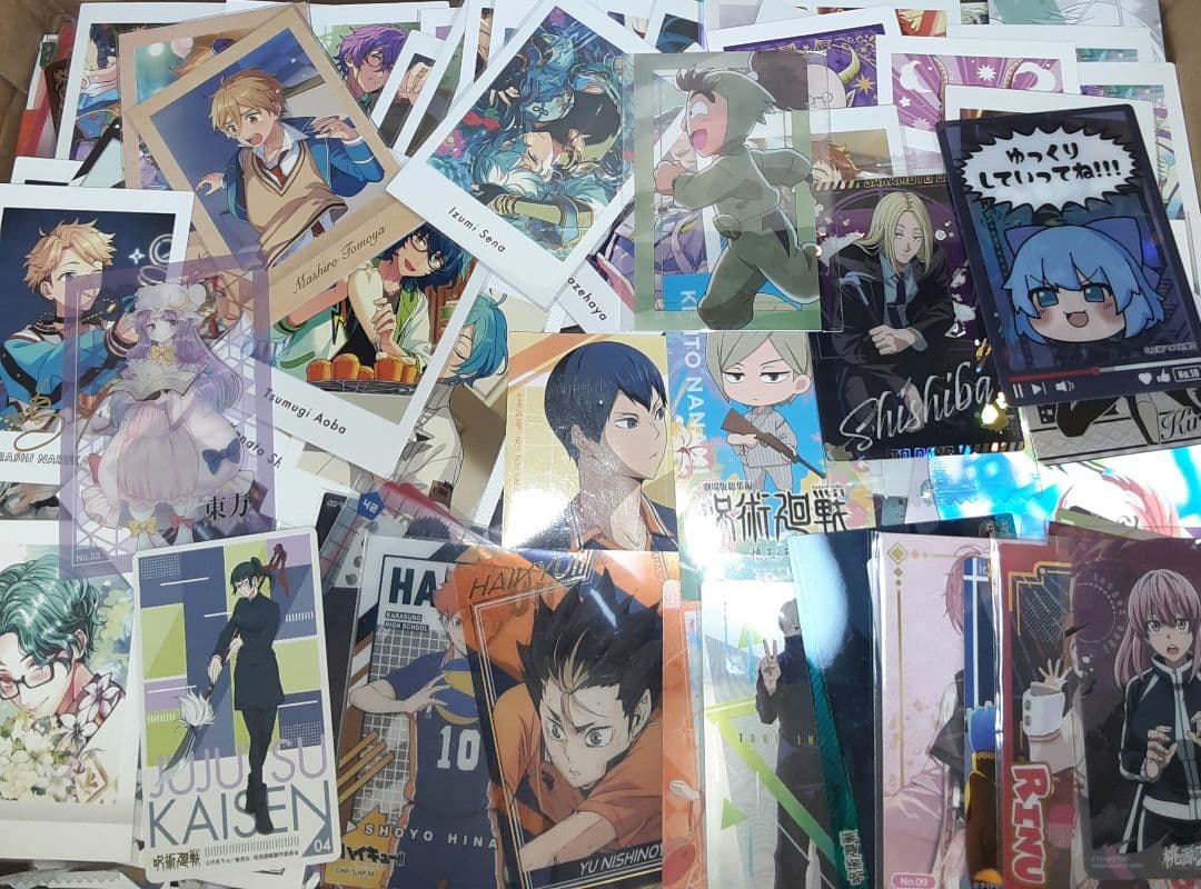 アニメグッズ シール・カード 大量 まとめ売り 1200点