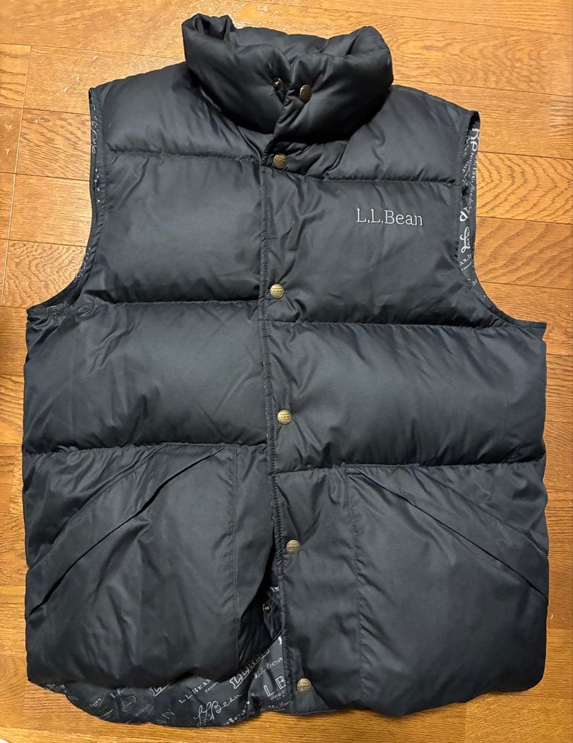 【新品・未使用】L.L.Bean ブラック ダウンベスト