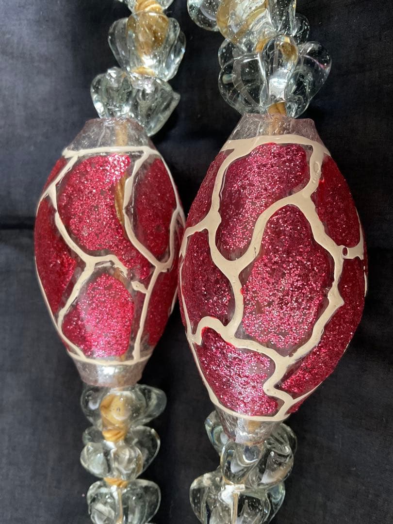 ヴィンテージ！シリア「ガラスサンキャッチャー」大きな首飾