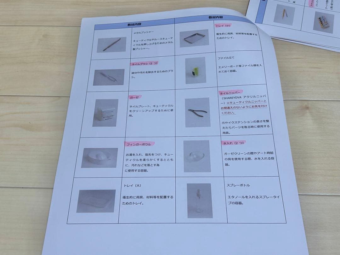 JNAネイリスト検定　2級3級、初級中級上級
