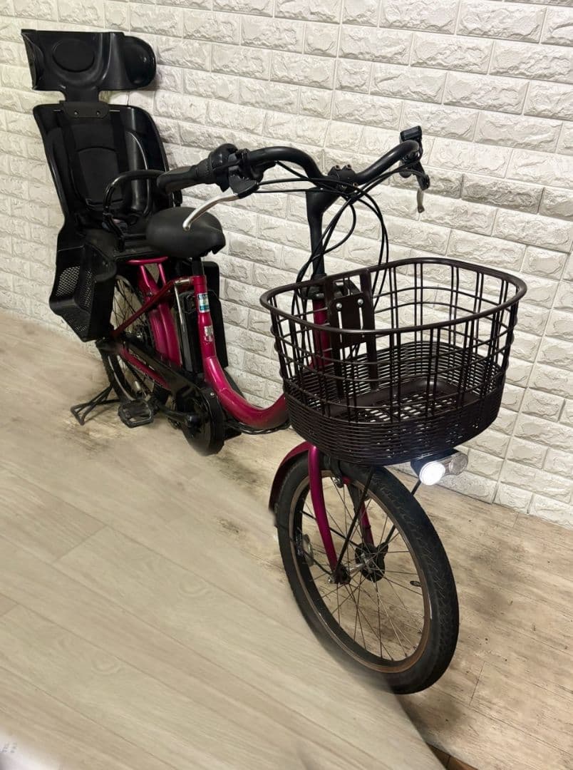 ✨美品✨室内保管✨送料込み✨大容量8.1Ah✨YAMAHAパスバビー子供乗せ！✨