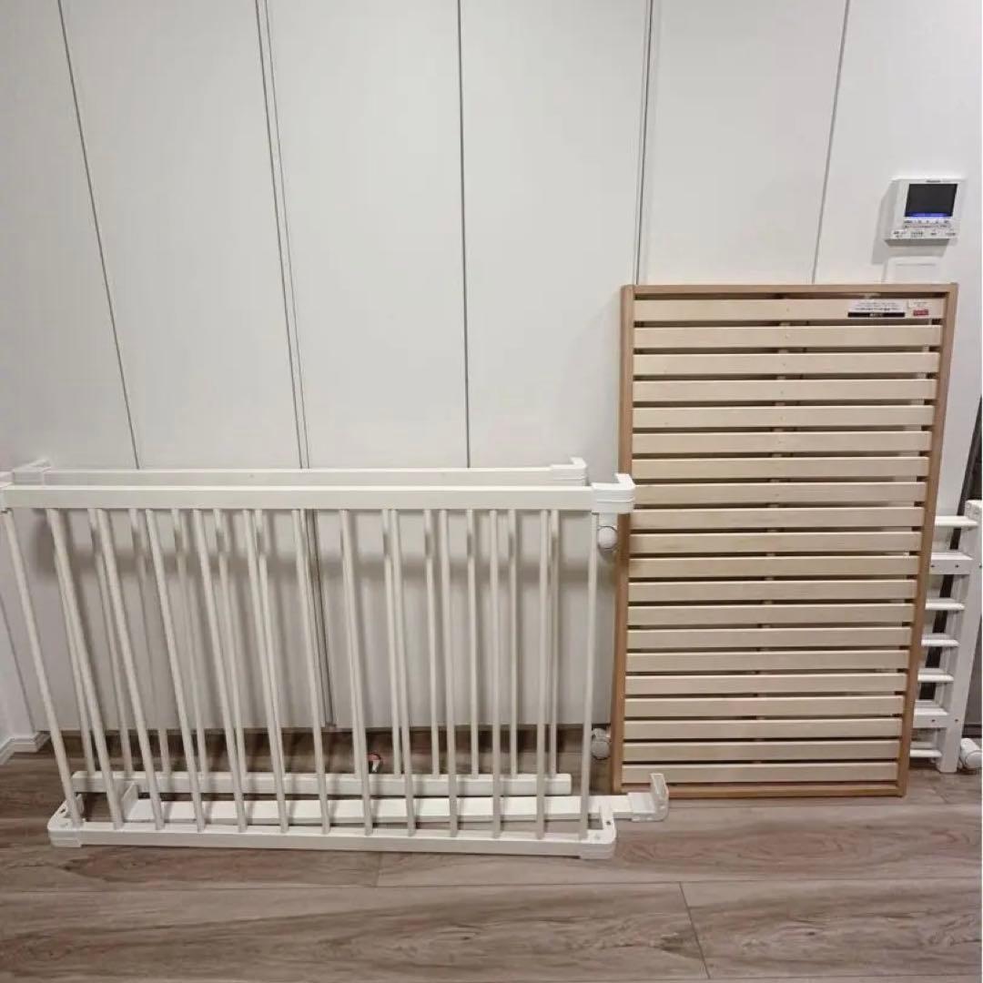 ファルスカ ベッドサイドベッド(添い寝安全ベルト付)