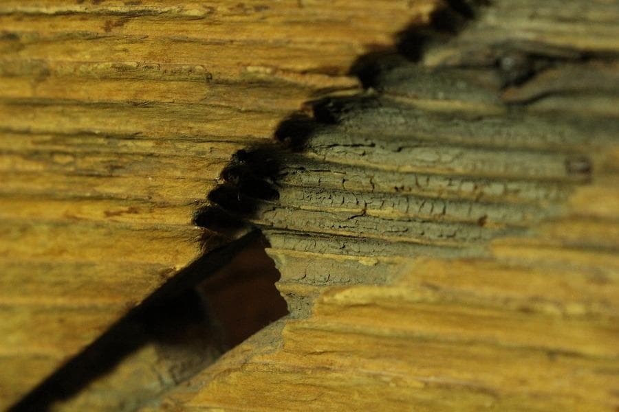 茶道具 古民具 舟板 吊瓶 花器(K-YB310)