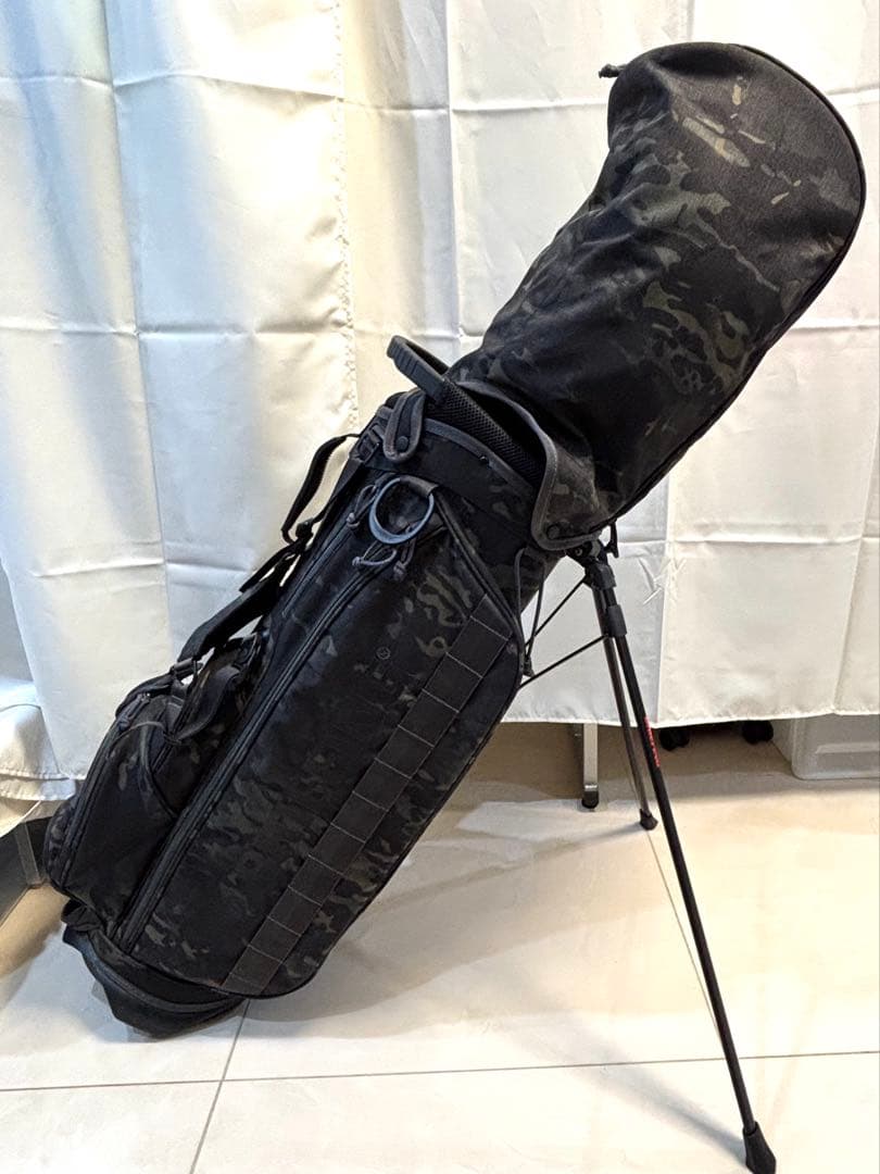 家電ーゴルフ好き　BRIEFING カモフラージュ キャディバック