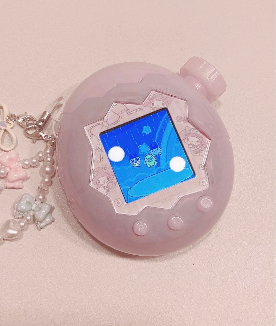 たまごっちパラダイス　ケースカバー　交換用　カスタム部品　パールピンク