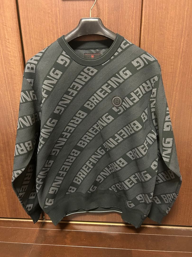 BRIEFING ブリーフィング　Mサイズ ブラック　ニット長袖　新品未使用
