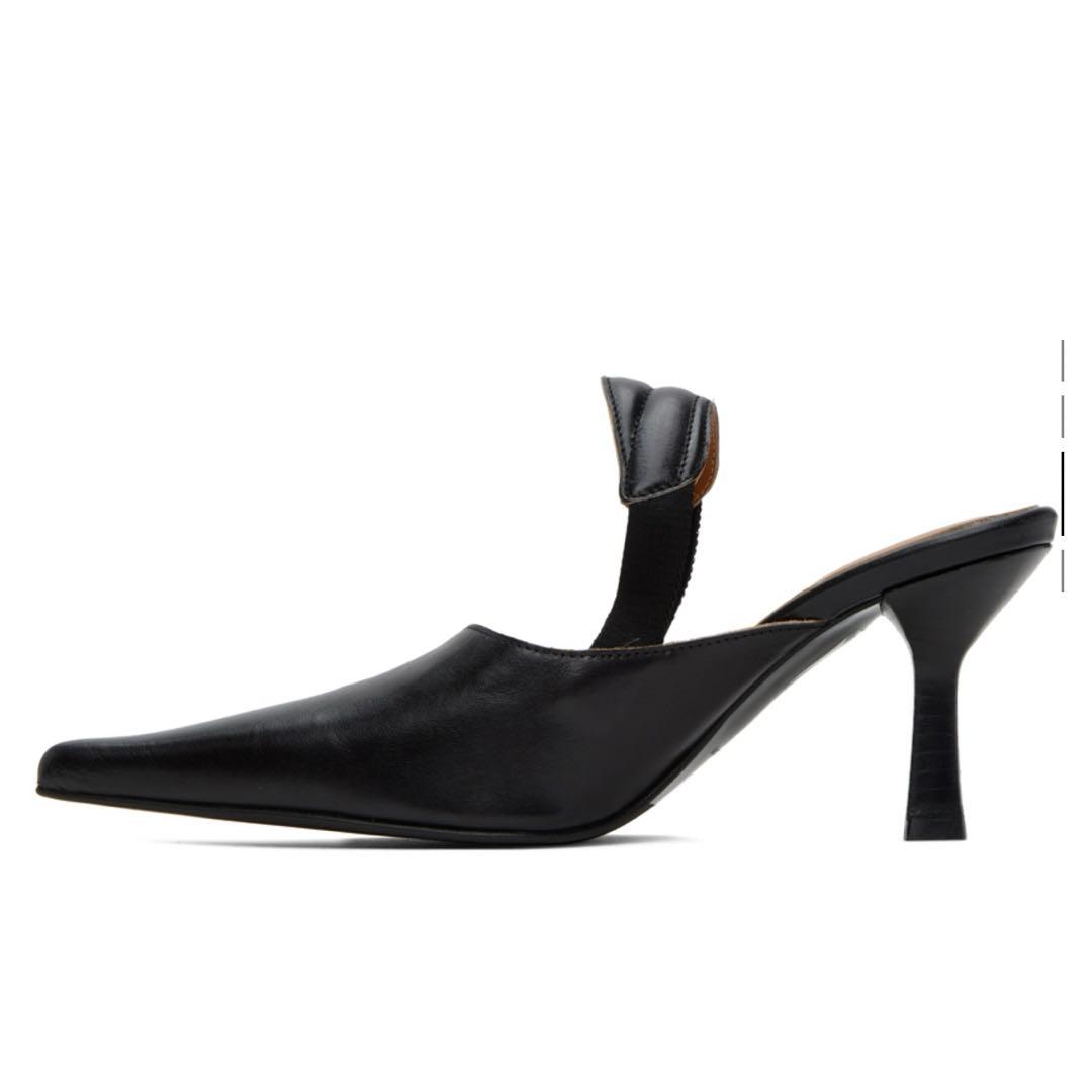 【値下げ中】OUR LEGACY ヒール ミュール　ブラック　靴