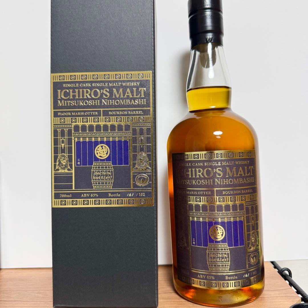 イチローズモルト シングルカスク 日本橋三越限定 秩父蒸留所 ichiro's