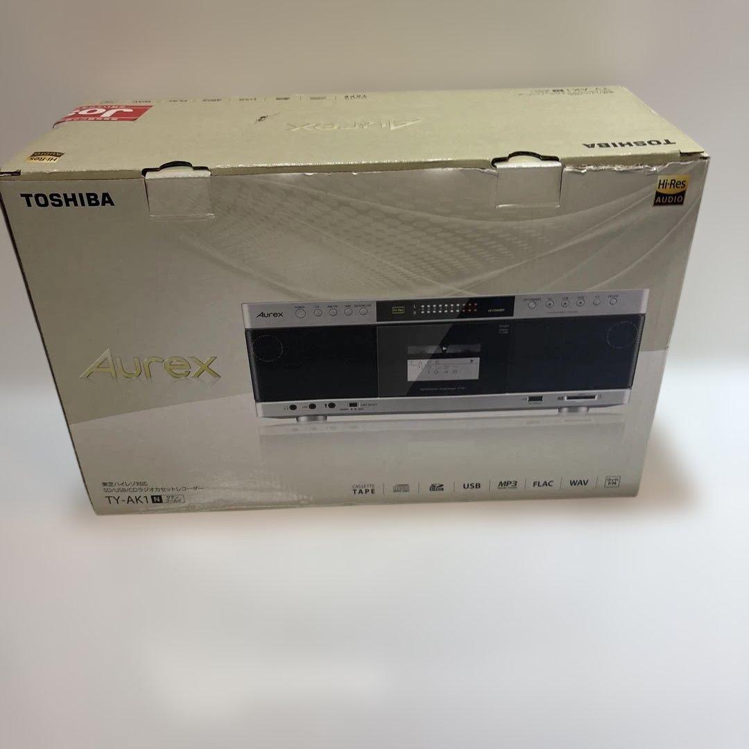 【新品】東芝 Aurex TY-AK1 ハイレゾ対応SD/USB/CDラジカセ