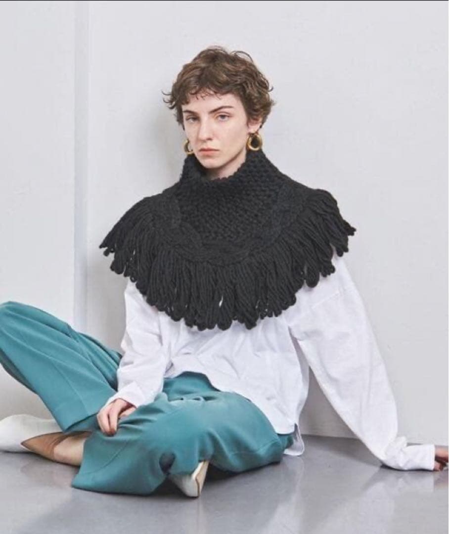 【新品タグ付】HYKE CABLE NECK WARMER スヌード