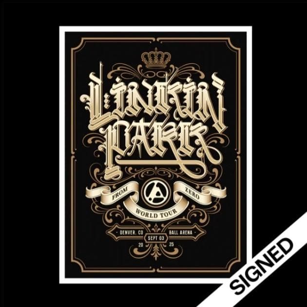 LINKIN PARK 世界限定10枚 サイン入りポスター リンキンパーク