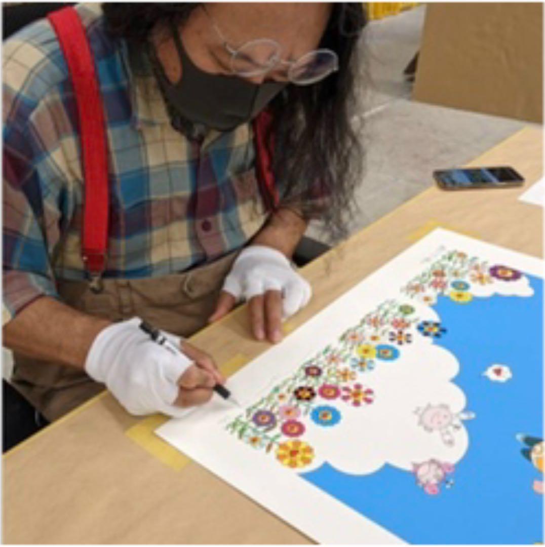 村上隆 ぼくと弟とドラえもんとの夏休み 版画 zingaro