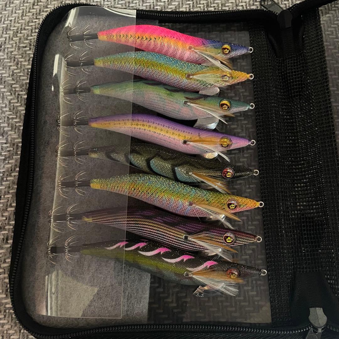 ケース付き　スクイッドマニア　3.5号　人気カラーセット