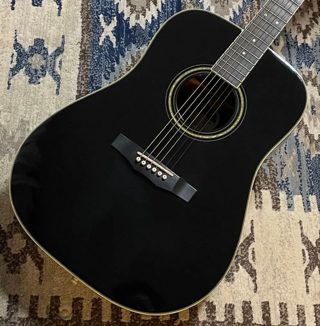 Morris M-12II BLK スプルース トップ単板 ケース&セット付き